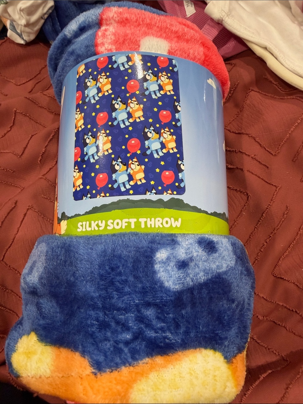 Bluey Silky Soft Plush Throw - 46” x 60 in